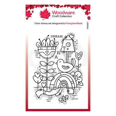 Creative Expressions Woodware Clear Stamp Singles - Dream Garden